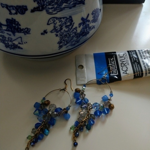 Hand made Swarovski crystal earrings - Picture 6 of 8